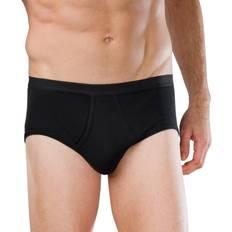 Schiesser Original Classics Fine Rib Sport Brief - Black