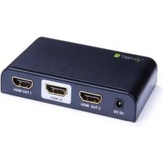 2 way splitter Techly Splitter HDMI-2HDMI F-F Adapter