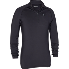 Heat Undershirt with Zip-Neck Men - Black