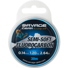 Fluorocarbon-Schnur Angelschnur Savage Gear Semi-Soft Fluorocarbon LRF 30m