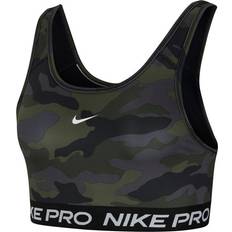 Dame - Grønne BH-er Nike Swoosh Camo Sports Bras Women