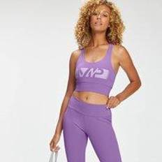 MP Women's Graffiti Graphic Training Sports Bra Deep Lilac