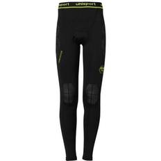 Herr - Löpning - Svarta Underställsbyxor Uhlsport Bionikframe Baselayer Tights Svart/gul