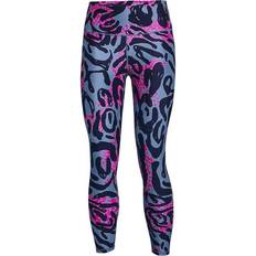 Donna - Rosa Collant Under Armour Print Mineral Blue/Midnight Navy Leggings