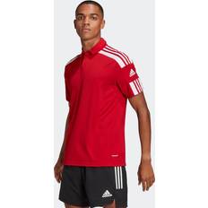 Adidas Polo de Fútbol SQ21 Y Infantil - Rojo Fuego