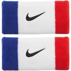 Nike Swoosh Doublewide Wristband 2-pack - Habanero Red/Black