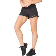 2XU Aero 4 Inch Shorts Black/Silver Reflective Female