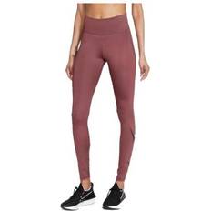 Dame - Løb - Rød Tights Nike Swoosh Run Tight 7/8 DA1145-691