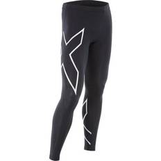 Argento - Corsa Collant 2XU Leggings da allenamento da uomo - Nero