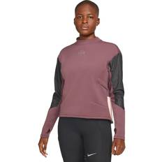 Black - Running Jumpers Nike Dri-FIT Run Division Rundhalsshirt Bekleidung Damen grau