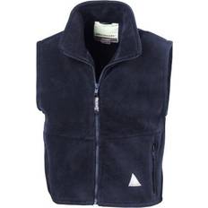 Fille Gilets en Polaire Result Gilet Polaire - Garçon (Bleu Marine) UTRW3227