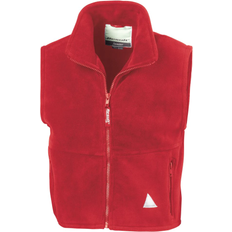 Polyester Gilets en Polaire Result Gilet Polaire - Garçon (Rouge) UTRW3227