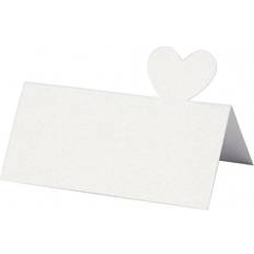 Happy Moments Place Cards, size 8x8,5 mm, 120 g, white, 20 pc/ 1 pack
