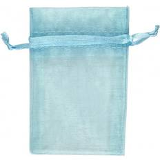 Creativ Company Organza Bags Various Colors 7 x 10 cm 10 pcs Light Blue