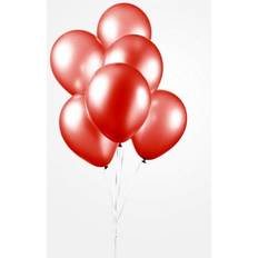 Rood Ballonnen Globos Ballonnen Pearl Rood 30cm, 10st