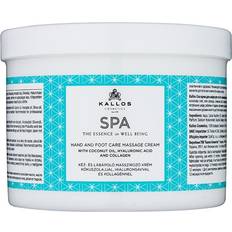 Coconut + collagen Kallos _Spa Hand and Foot Care Massage Cream Coconut Oil Hyaluronic Acid & amp Collagen 500ml