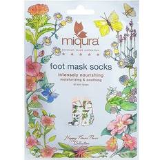 Kombineret hud Fodmasker Miqura Flower Foot Mask