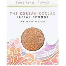 Ej djurtestade Konjaksvampar The Elements Air with Calming Chamomile & Pink Clay Full Size Facial Sponge