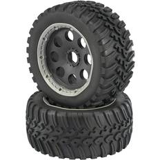 Reely Fjernstyrede biler Reely 1:6 Buggy Complete wheels V Block 6-spoke Black 1 Pair