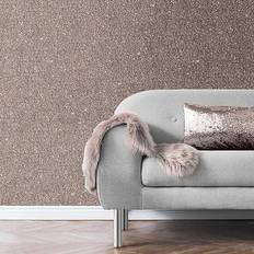 Muriva Sparkle Wallpaper, Rose Gold