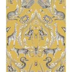 Galerie Bazaar Jungle Menagerie Damask 33 L x 21 in