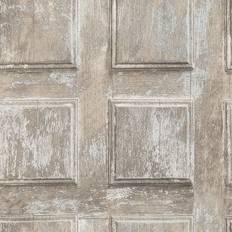 Galerie Rustic Door Panel Wallpaper
