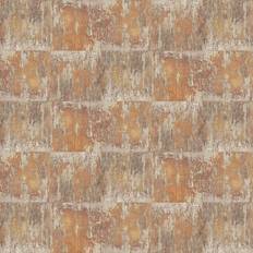 Wallpapers Living Walls Rusted Panel Effect Wallpaper AS Creation Orange Industrial Paste The Wall Vinyl