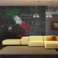 Tapet med text Arkiio Text map of Italy 450x270