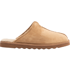 Skechers Pantuflas de tela para hombre - Marrón