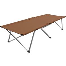 Marrón Camas de camping vidaXL Camping Bed 206x75x45 cm XXL Brown