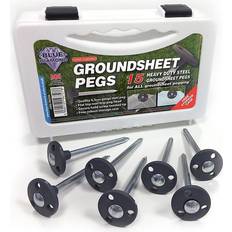 Metal Groundsheet Pegs Case 15