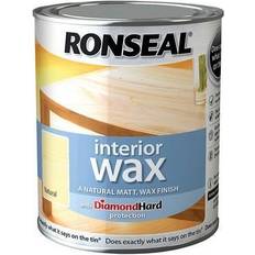 Ronseal Interior Wax Wood Protection Natural 0.75L