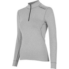 Dame - Grå - Løb Tøj Fusion C3 Zip Neck Women - Grey