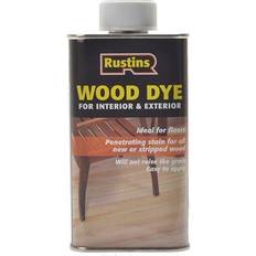 Paint Rustins Wood Dye Woodstain Light Oak 0.75L