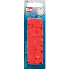 Billiga Tryckknappar Prym Plasttryckknappar Color snaps Ø12,4 mm ljus röd 30 st