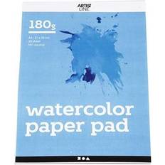 Hobbymaterial Creativ Company Watercolour Paper Pad, A4, 210x297 mm, 180 g, white, 20 sheet/ 1 pc