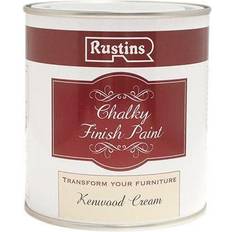 Off-white Paint Rustins Quick Dry Chalky Finish Wood Paint Kenwood Cream 0.5L