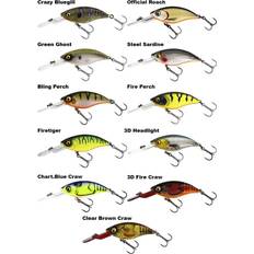 Flottant Appâts de Pêche Westin Poisson Nageur Buzzbite Crankbait 6cm Coloris 3D Headlight