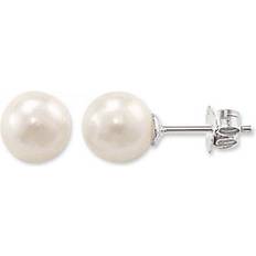 Thomas Sabo Clous d'oreilles perles grand bianco H1431-028-14 argenté/blanc