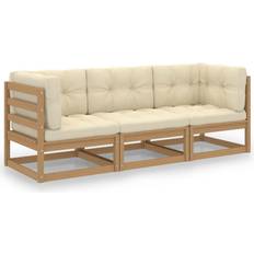 vidaXL 3076372 Loungesæt, borde inkl. 3 sofaer