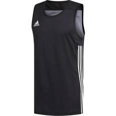 Herren - XXS Tanktops Adidas 3G Speed Reversible Jersey Men - Black/White