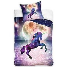 Paars Stoffen MCU Dreamee Unicorn Dekbedovertrek Moondancing 140 x 200 cm