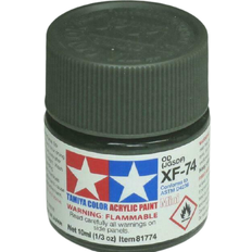Tamiya Hobbymaterial Tamiya Acrylic Mini XF-74 Olive Drab JGSDF 10ml