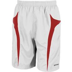 Spiro Micro-Team Sports Shorts Men - White/Red