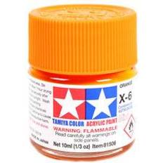 Orange Acrylic Paints Tamiya Acrylic Mini X-6 Orange 10ml