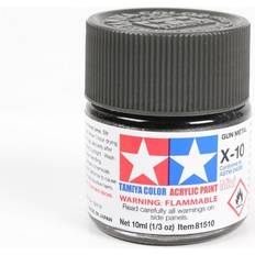 Tamiya Acrylics Mini X-10 Gun Metal 10ml