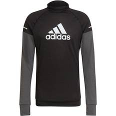Adidas Turtle Graphic Block Longsleev Tee - Black/Grey Six