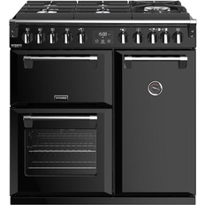 Stoves 90cm Gas Cookers Stoves Richmond Deluxe 90cm Dual Fuel Black