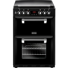 60cm Gas Cookers Stoves Richmond600DF 60cm Dual Fuel Black