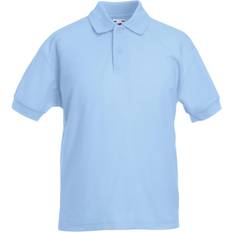 Fruit of the Loom Kid's 65/35 Pique Polo Shirt - Sky Blue